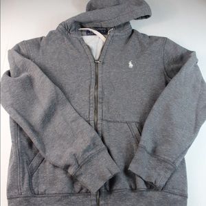 Men’s polo hoodie.